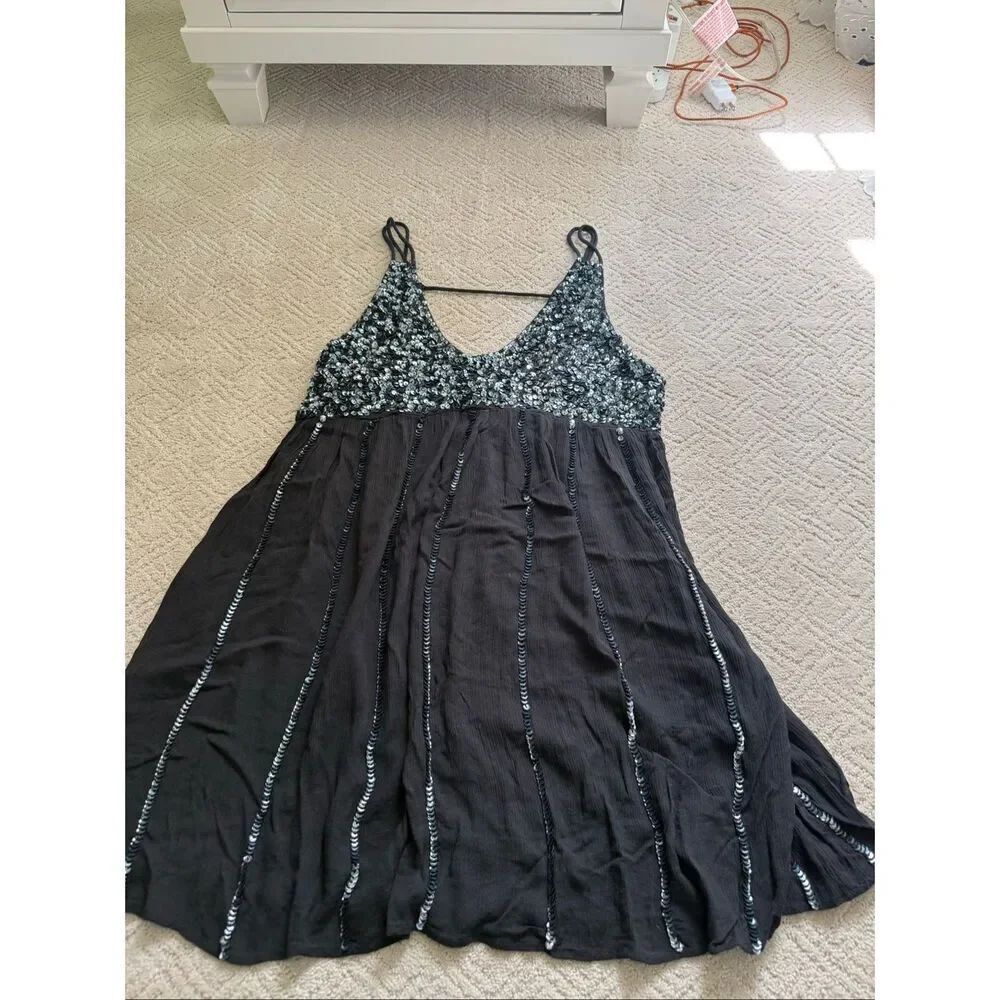 Free People Sequin Mini Dress
